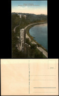 Delcampe - Döben-Grimma Panorama-Ansicht Feueresse Mit Blick Auf Schloß Und Muldental 1919 - Grimma