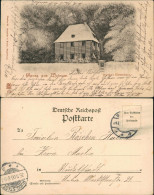 Delcampe - Ansichtskarte Weimar Goethes Gartenhaus Pforte 1900 - Weimar