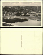 Delcampe - Diesbar (Elbe)-Nünchritz (Elbe) Blick über Die Elbe Auf Die Stadt Dampfer 1926 - Diesbar-Seusslitz