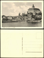 Delcampe - Ansichtskarte Hirschstein Schloß Schaufelraddampfer 1926 - Hirschstein