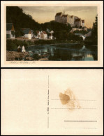 Delcampe - Ansichtskarte Colditz Flußpartie Und Schloß 1926 - Colditz