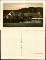 Delcampe - Ansichtskarte Grillenburg-Tharandt Jagdschloss Brücke 1926 - Tharandt