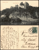 Delcampe - Ansichtskarte Leisnig Schloss Mildenstein - Bahnstrecke 1916 - Leisnig