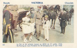 Delcampe - FAMILLE ROYALE BELGE. LE ROI ET LES ENFANTS ROYAUX AU DEFILE DU 21 JUILLET 1938 - Königshäuser