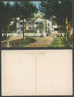 Delcampe - Bermuda Old Colour Postcard Villa Mont Clare Bicycle Garden Flowers Yankee Store - Bermuda