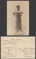 Delcampe - Ceylon Old Postcard Betel Seller Native Girl Traditional Costumes Ethnic Life 8. - Sri Lanka (Ceylon)