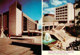 Delcampe - Winnipeg Manitoba USA Manitoba-Centennial-Centre Konzerthalle Planetarium Brunne - Ohne Zuordnung