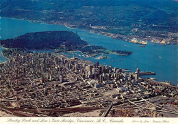 Delcampe - VANCOUVER BC Canada Stanley-Park Lions-Gate-Bridge Luftbild Stadtpanorama Hafen - Ohne Zuordnung