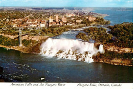 Delcampe - NIAGARA FALLS Ontario Canada American-Falls Niagara-River Wasserfall Luftbild St - Ohne Zuordnung