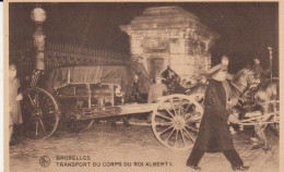 Delcampe - FAMILLE ROYALE BELGE. TRANSPORT DU CORPS DU ROI ALBERT 1 - Königshäuser