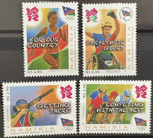 Delcampe - NAMIBIA  - MH* - 2012 - # 1239/1242 - Namibia (1990- ...)