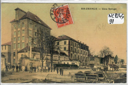Delcampe - RIS-ORANGIS- USINE SPRINGER- JOLIE CARTE COLORISEE- TOILEE ET ANIMEE - Ris Orangis