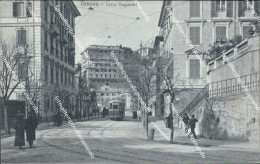 Delcampe - Bf246 Cartolina Genova Citta' Corso Paganini Tram 1922 - Genova (Genua)