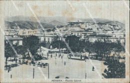 Delcampe - Bg461 Cartolina Messina Citta' Piazza Cairoli Tram 1927 - Messina