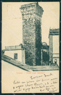 Delcampe - Genova Città Torre Degli Embriaci PIEGA Cartolina WX3532 - Genova (Genua)
