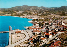 Delcampe - Kusadasi Aydin TK Hafen Bucht Kueste Luftaufnahme Ort Minarett Pier - Türkei