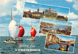 Delcampe - B69684 Denmark Copenhagen Boats Bateaux Multiviews - Dänemark