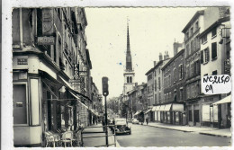 Delcampe - VILLEFRANCHE-SUR-SAONE- RUE NATIONALE- TRACTION CITROEN- ECRITE EN 1961- COMMERCES - Villefranche-sur-Saone