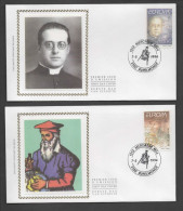 Delcampe - FDC Zijde : Nr 2555/56 Stempel: 9150 Rupelmonde - 1991-2000