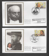 Delcampe - FDC Zijde : Nr 2557/58 Stempel: Tremelo En Malonne - 1991-2000