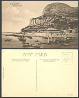 Delcampe - Gibraltar Old Postcard Waterport Wharf, Harbour Native Boats Ships Rock Mountain - Gibraltar