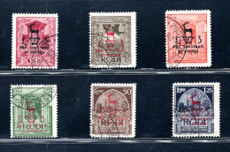 Delcampe - Egeo - 1944 Pro Sinistrati N. 126/131 Serie Usata - Ägäis