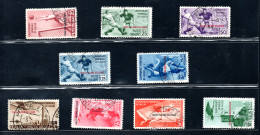 Delcampe - Egeo - 1934 Calcio N. 75/79 + Posta Aerea Serie Usata - Ägäis