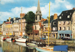 Delcampe - 14 HONFLEUR QUAI ET EGLISE SAINT ETIENNE - Honfleur