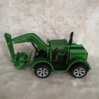 Delcampe - Wire Art Handmade Excavator Model, Aluminum Wire Construction Truck Craft Collectible Gift-Green - LKW, Busse, Baufahrzeuge