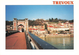 Delcampe - 1 TREVOUX LA PASSERELLE SUR LA SAONE - Trévoux