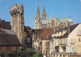 Delcampe - 28  CHARTRES LA CATHEDRALE ET LA PORTE GUILLAUME - Chartres