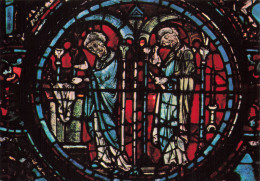 Delcampe - 28  CHARTRES LA CATHEDRALE VITRAIL DE SAINT LUBIN - Chartres