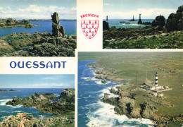Delcampe - 29 OUESSANT LE PHARE DU CREAC H ET LA COTE SAUVAGE - Ouessant