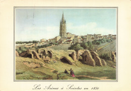 Delcampe - 17 SAINTES GRAVURE DES ARENES GALLO ROMAINES - Saintes
