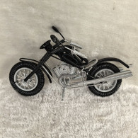 Delcampe - Limited Time Flash Sale Handmade Aluminium Wire Large Motorcycle Model - Black - Motorfietsen