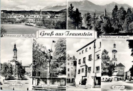 Delcampe - Traunstein Oberbayern Traunstein Maxplatz Watzmann Lindlbrunnen - Traunstein