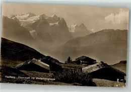 Delcampe - 6085 Hasliberg Goldern 1927 Foto AK Käserstadt Wetterhorngruppe - 38193470 - Hasliberg