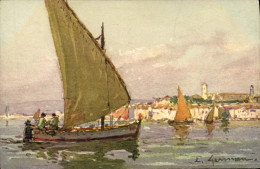 Delcampe - CPA Bateau Voilier Peche - Pesca
