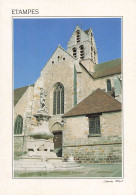 Delcampe - 91 ETAMPES L EGLISE SAINT BASILE - Etampes