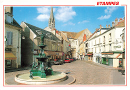 Delcampe - 91 ETAMPES PLACE NOTRE DAME - Etampes