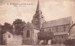 Delcampe - 95 SAINT CLAIR SUR EPTE L EGLISE - Saint-Clair-sur-Epte