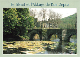 Delcampe - 22 GOUAREC LE PONT ET L ABBAYE DE BON REPOS - Gouarec