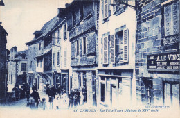 Delcampe - 29 CARHAIX LA RUE FELIX FAURE - Carhaix-Plouguer