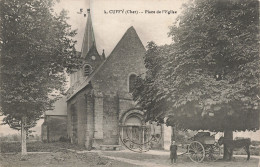 Delcampe - 18 CUFFY LA PLACE DE L EGLISE - Andere & Zonder Classificatie