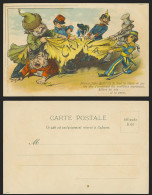 Delcampe - China Boxer Rebellion War Humour Old U.B. Postcard Poor John Bull Get Up Quickly - China