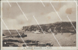 Delcampe - Bg167 Cartolina S.teresa Di Gallura Il Porto 1935 Provincia Di Sassari - Sassari