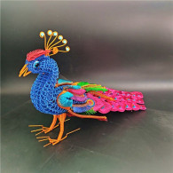 Delcampe - Limited Time Flash Sale Large 45cm Aluminium Wire Phoenix Model, Handmade Peacock Home Decor-D - Oriental Art
