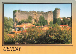 Delcampe - 86 GENCAY LE CHÂTEAU DE LA ROCHE - Gencay