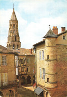 Delcampe - 87 SAINT LEONARD DE NOBLAT L EGLISE ET MAISONS - Saint Leonard De Noblat
