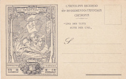 Delcampe - * 65° Regg.Fanteria Cremona - Sul Retro Il Vangelo Del Soldato Di D'Annunzio - Regimente